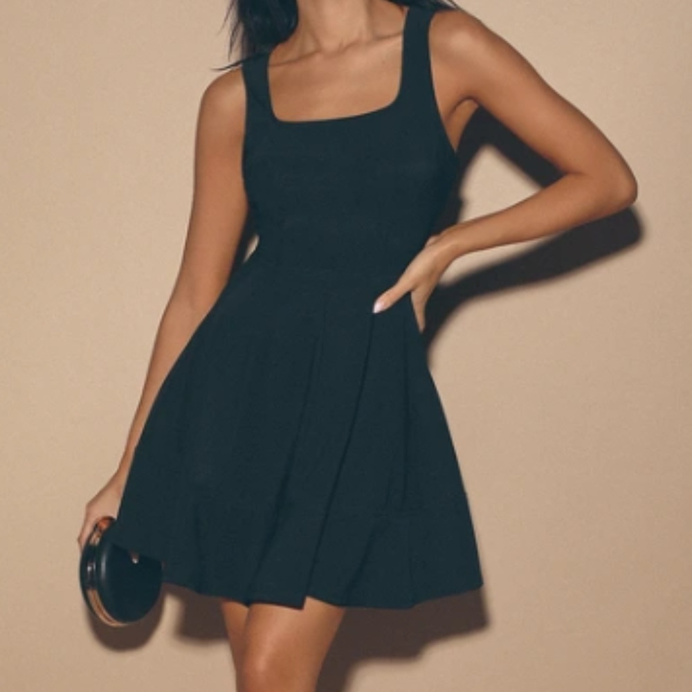 Lulus Black Skater Dress